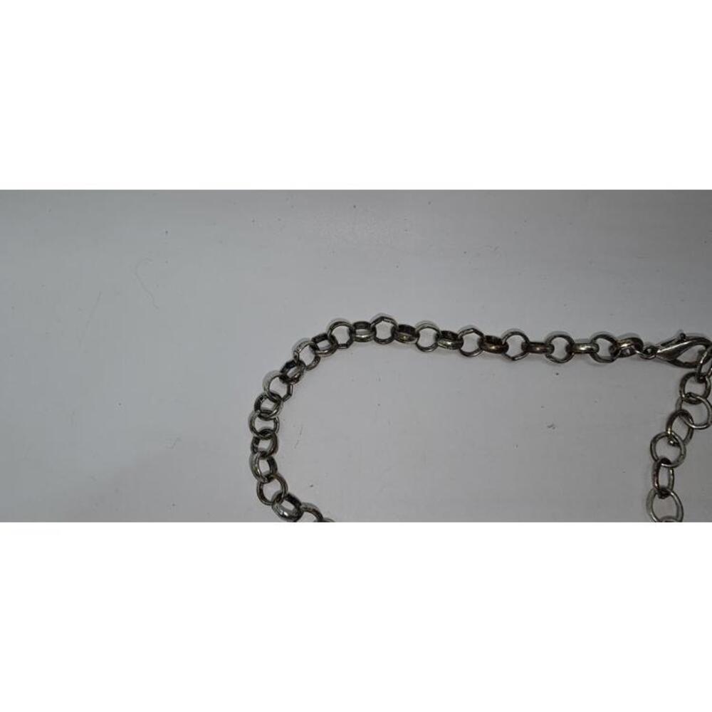 Vtg Ruby Road Silver-Tone Statement Necklace With… - image 5